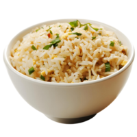 Steaming Hot Egg Fried Rice for Lunch png