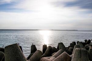 Naval Military Barriers handsome in Water Against Ship Attack photo