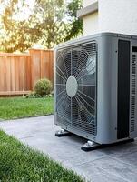 This innovative and efficient heat pump is specially designed for outdoor use, striking a perfect balance between significant energy savings and optimal indoor comfort for your living spaces photo