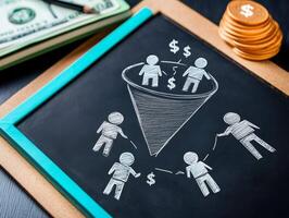 Explore the journey of potential customers through the sales funnel, gaining insights on conversions and their role in driving revenue growth, customer relationships, and longterm business success photo