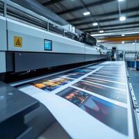 A stateoftheart modern large format printing machine is capable of producing vibrant, highquality prints that meet the demands of a commercial printing environment effectively and efficiently photo