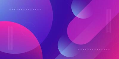 Dynamic color background with purple and blue gradient color design. Simple pattern for background. vector