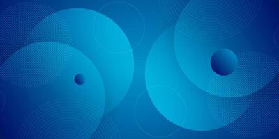 Abstract circle 3D background with dark blue color design. vector