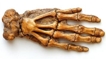 An intriguing fossilized hand captures the essence of ancient biology and evolution photo