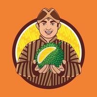 Taste of Javanese Durian vector