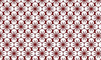 Sakura flower Japanese pattern background vector
