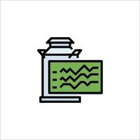 A can of milk with a graph on it vector