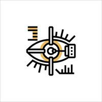 A logo for a company that makes a device that can be used to measure the distance of objects vector