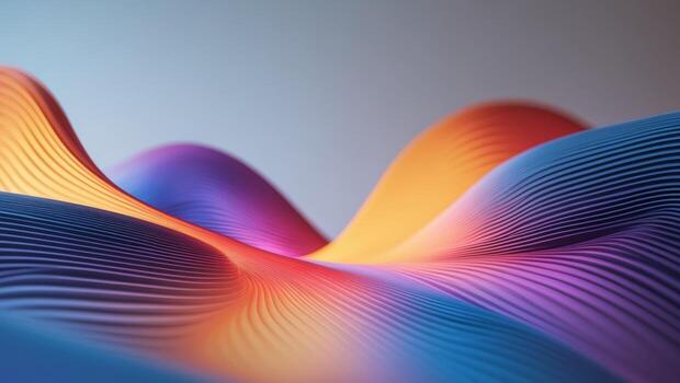 resumen antecedentes con vibrante colores y suave curvas foto