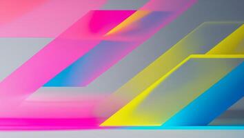 Abstract background with colorful diagonal stripes photo