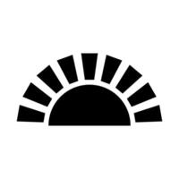Sunrise icon . Sunset sign. Graph symbol for travel and tourism web site and apps design, logo, app, UI vector