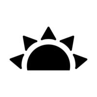 Sun icon on white background. Sun icon . Sun icon . vector