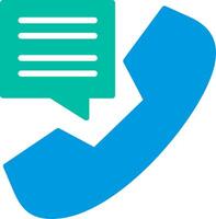 Phone Call Illustration Flat Design vector