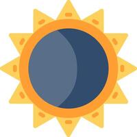 Eclipse Illustration Flat Design vector