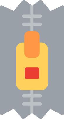Zip Illustration Flat Design