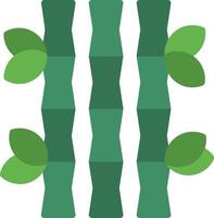 Bamboo Illustration Flat Design vector