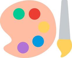 Color Palette Illustration Flat Design vector
