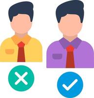 Selection Illustration Flat Design vector