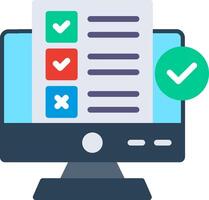 Testing Illustration Flat Design vector