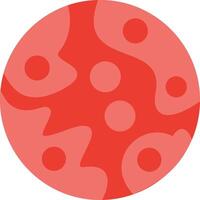 Mars Illustration Flat Design vector