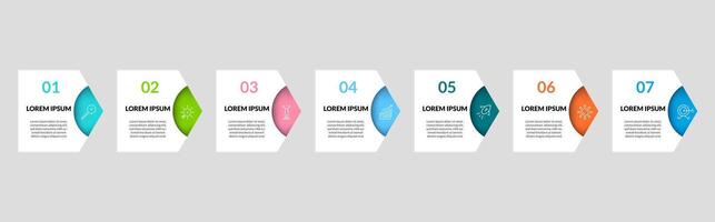 business Infographic design template with icons and 10 options or steps vector