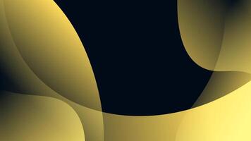 abstract dark yellow light liquid color with geometric shape background vector