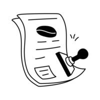 Coffee trade or transaction between suppliers, buyers, and distributors vector