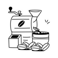 Grab this amazing icon of coffee roaster in modern style vector