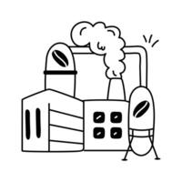 Take a look at this visually perfect icon of coffee factory vector