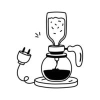 Grab this amazing icon of coffee siphon in modern style vector