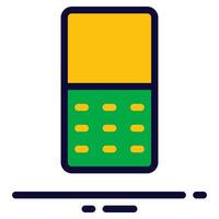 Smartphone Icon - Minimalist Design for Digital Platforms vector