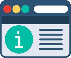 Information Illustration Flat Design vector
