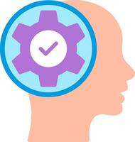 Cognitive Illustration Flat Design vector