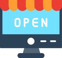 Open Illustration Flat Design vector