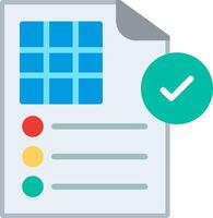Validation Illustration Flat Design vector