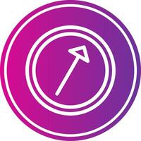 Right Up Colorful Icon Style vector