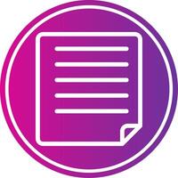 Document Colorful Icon Style vector