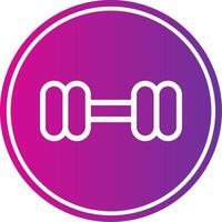 Dumbbell Colorful Icon Style vector
