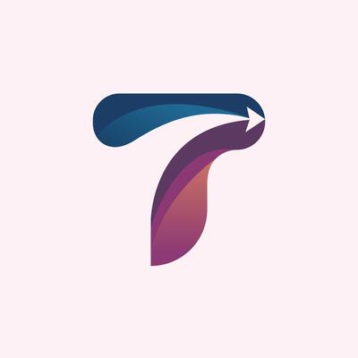 Letter T logo icon design template elements. sign for your application or corporate identity.