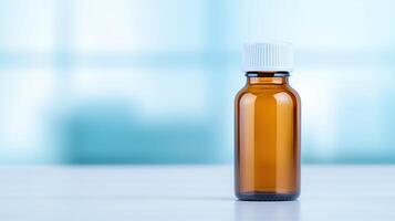 GLP-1 Bottle in Modern Laboratory Setting with Clear Background for Medical Research and Healthcare Stock Photography photo