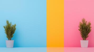 Vibrant Neon Social Media Posts with Bold Colors and Festive Design Elements for Modern Branding photo