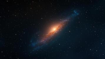 Distant Galaxies and Nebulae Space Background with Stars in Deep Cosmos and Ethereal Glow for Astronomy Enthusiasts photo