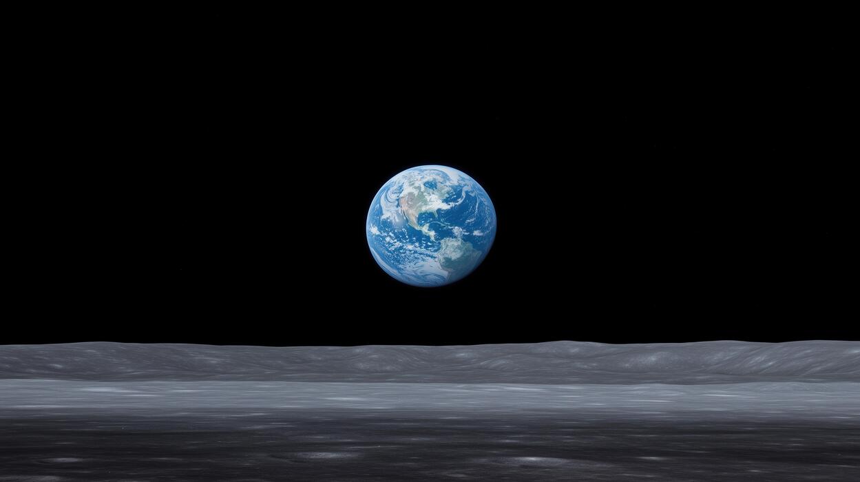 Stunning View of Earth from Space with Cloud Patterns and