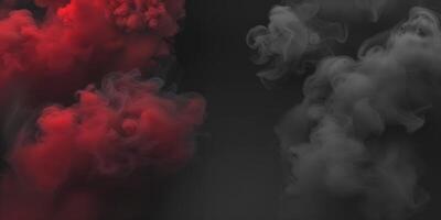 Dark red and black smoke texture backgrounds with space for bright text design photo