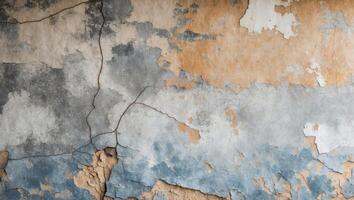 aged weathered wall with a grunge background or texture with copy space image place for adding text or design photo