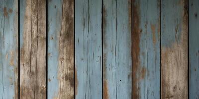 Rustic Wooden Planks Background with Vintage Blue and Brown Textures for Design ProjectsRustic Wooden Planks Background with Vintage Blue and Brown Textures for Design Projects. photo