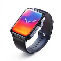 Smartwatch with vibrant display showcasing sleek design and functionality for modern lifestyle enthusiasts photo