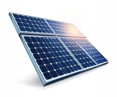 Solar panel technology showcases renewable energy solutions for sustainability and efficiency photo