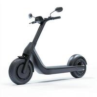 Sleek electric scooter showcasing modern design for eco-friendly urban commuting photo