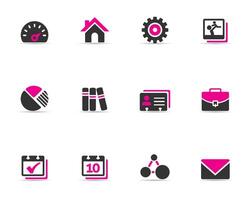 A set of universal web icons in duo tone color illustration vector